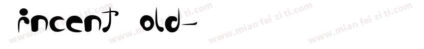Wincent Bold字体转换